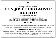José Luis Fauste Duerto